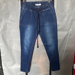 Blue Denim Skinny Pants
